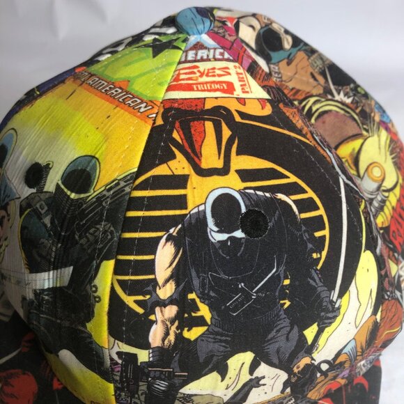 New Era 59fifty‎ G.I. Joe Snake Eyes Cobra Commander Cap Hat Size 7.5 59.6 cm - Picture 6 of 16